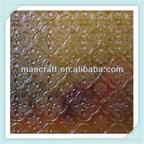 tinted patterned glass